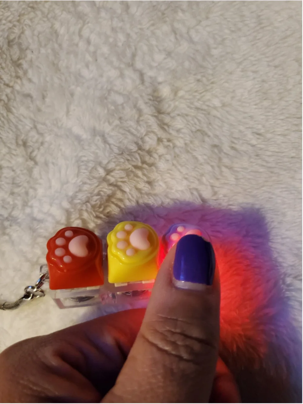 New light up clicker, keychain relax your mind with AMRS sounds